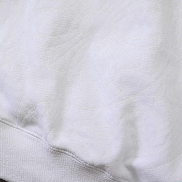 Chrome Hearts Colorful Graffiti Logo Hooded White Drawstring Sweatshirt - Picture 5 of 13